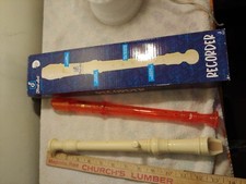 3 first act discovery recorders 3 piece flute Baroque Fingering Style Lot Of 3