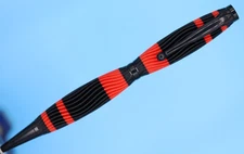 Handmade 3D Printed Pen – Ballpoint, Refillable Ink, Dual-Color Wavy Design