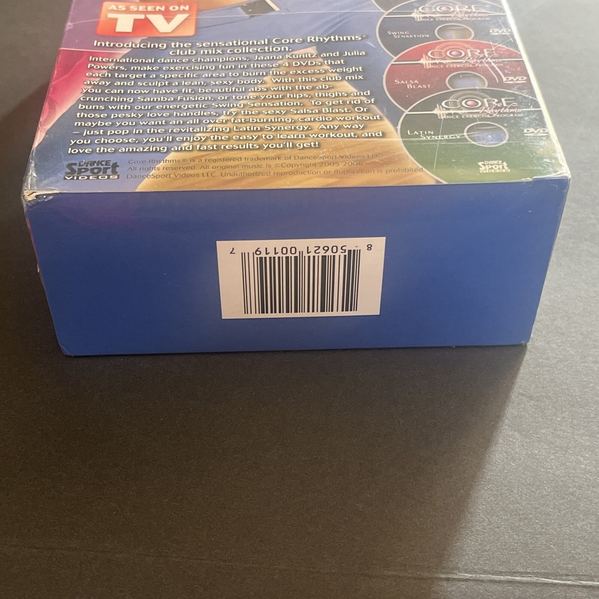 Core Rhythms Club Mix Dance Exercise Program 4 Disc DVD Set Very