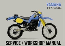 1984 Yamaha IT490 IT 490 IT490L Repair Workshop Service Manual PDF File