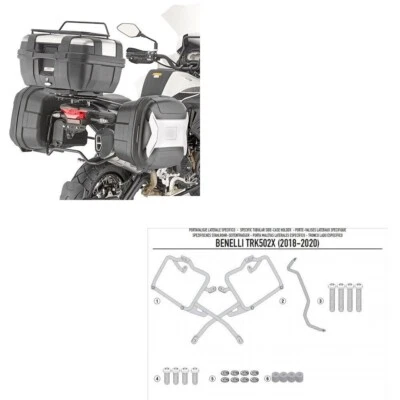 KL8711 Kappa Portavalige Laterale Benelli Trk 502 X anno 2023 Afs Moto Roma