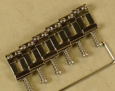 6pcs Vintage Bridge Saddles Set For Strat Guitar Nickel 11.2mm 2-7/32" Spacing  