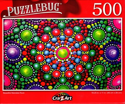 Puzzlebug 500 - Beautiful Mandala Rock