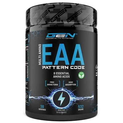 GERMAN ELITE NUTRITION MULTI AMINO PATTERN CODE EAA 532g Pulver Aminosäuren - Energy (Vegan)