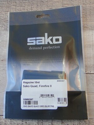 Sako  Quad Finnfire II 10rd 22LR / 17 MACH 2 (17M2) Cal. New Sealed S5950367