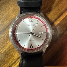 Heritor Automatic Becker Leather-Band Watch w...