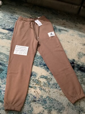 NWT Nike Air Jordan Retro Essential Joggers Brown Sweatpants