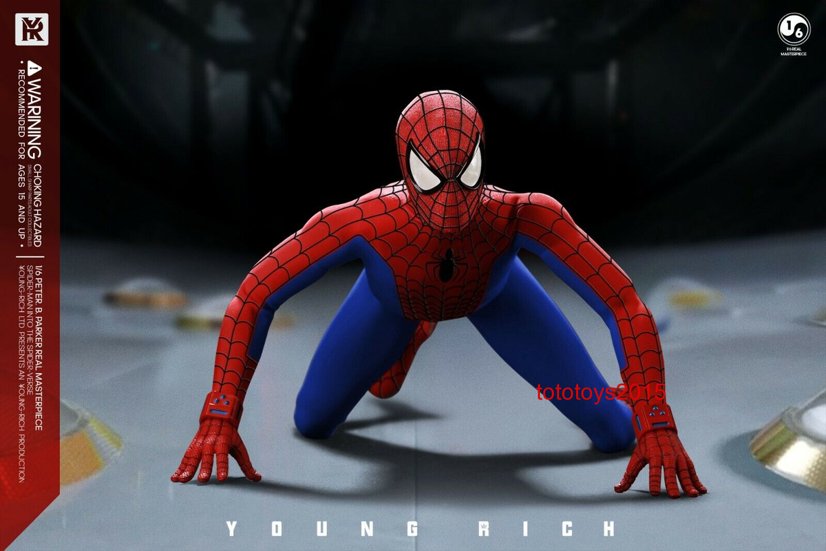 young rich toys ピーターパーカー　1/6 ホットトイズ YOUNGRICH TOYS 1/6 SP007 Spider-Man Into the Spider-Verse Peter