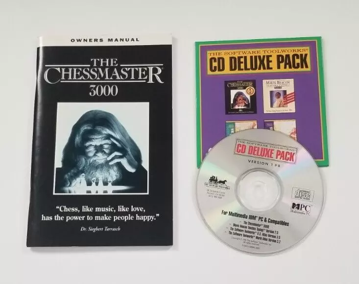 Chessmaster 9000 PC CD-Rom 2 CDs