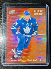 2023-24 Upper Deck Allure - Color Flow Auston Matthews #CF-24 Red Orange