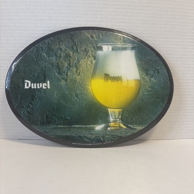 Duvel Beer Sign Oval 13''x9'' Vintage 