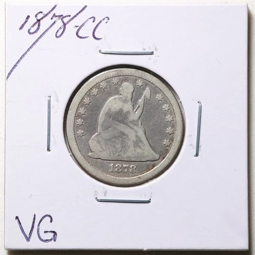 1878-CC Seated Liberty Quarter — photo from another recent sale