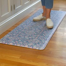 FloorPops FPA3733 Kilim Anti-Fatigue Comfort Long Mat, Blue
