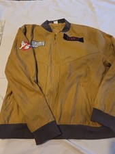 Ghostbusters Spirit Jacket Stantz Youth XL Tan VERY GOOD Cotton Polyester