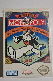 Monopoly NES (CIB) includes manual poster and inserts