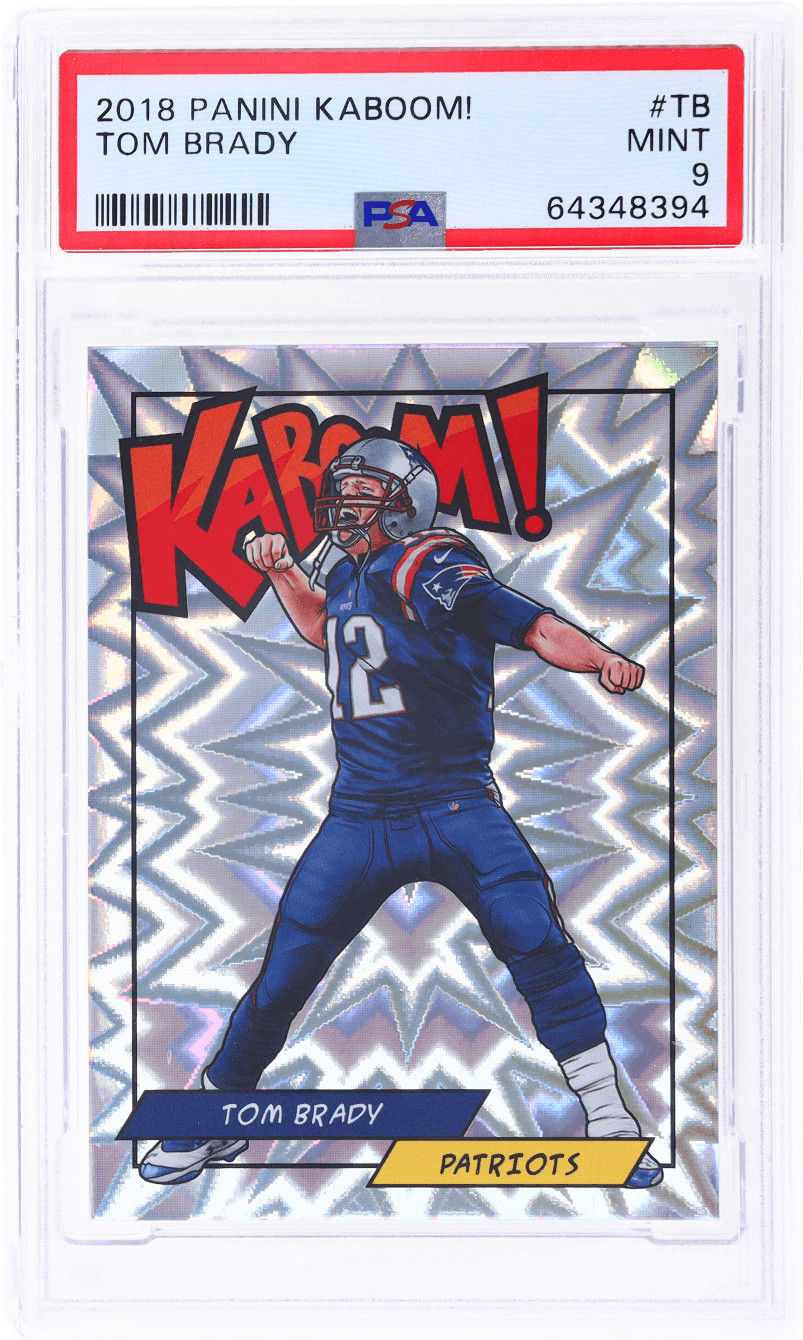 2018 Panini Tom Brady Kaboom! #K-TB PSA 9