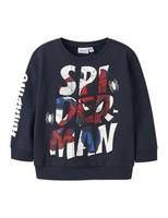 Jungen Sweatshirt Name IT Nmmfloyd Spider Nreg, Navy Blazer, GrößE 110