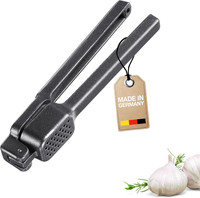 Knoblauchpresse Biopress Black Edition – Ergonomische Knoblauchpresse SpüLmaschi