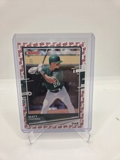 Matt Chapman 2020 Donruss ONE HUNDRED EMOJI PARALLEL /100 ATHLETICS