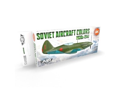AK Interactive - 3rd generation - Acrylic paint set Soviet Aircraft Colors 1930s