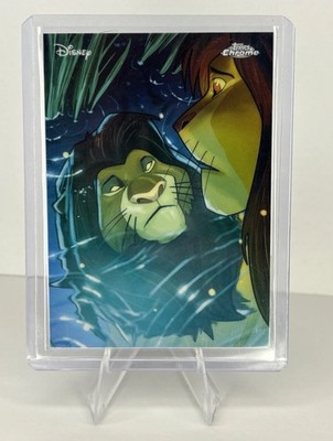 Topps 2026 Disney Chrome Disney Reflections R-2 Simba and Mufasa Taurin Clarke