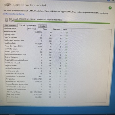 Seagate Skyhawk 6TB SATA 3 3.5'' Internal HDD (ST6000VX001)
