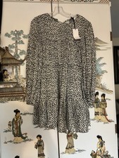 Leopard Print Tiered Mini Dress