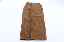 Women's Carhartt Logo Patch Tan DoubleKnee Pants