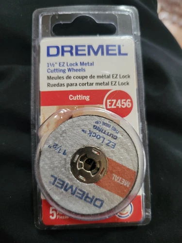 DREMEL METAL CUTTING CUT OFF WHEEL EZ456 EZ LOCK CUTTING 1 1/2" **5 PIECES**