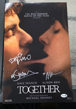 DAVE FRANCO, ALISON BRIE & MICHAEL SHANKS SIGNED TOGETHER 12X18 POSTER JSA COA!!