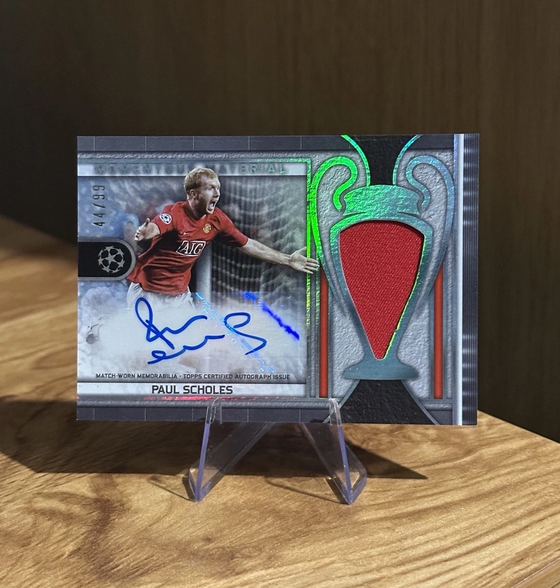 Carte Paul Scholes Angleterre UEFA EURO 2024 Signatures - Outdoor Editions RARE