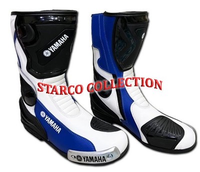 Yamaha Brand new Motorbike boots Bikers Leather motorcycle racing shoes