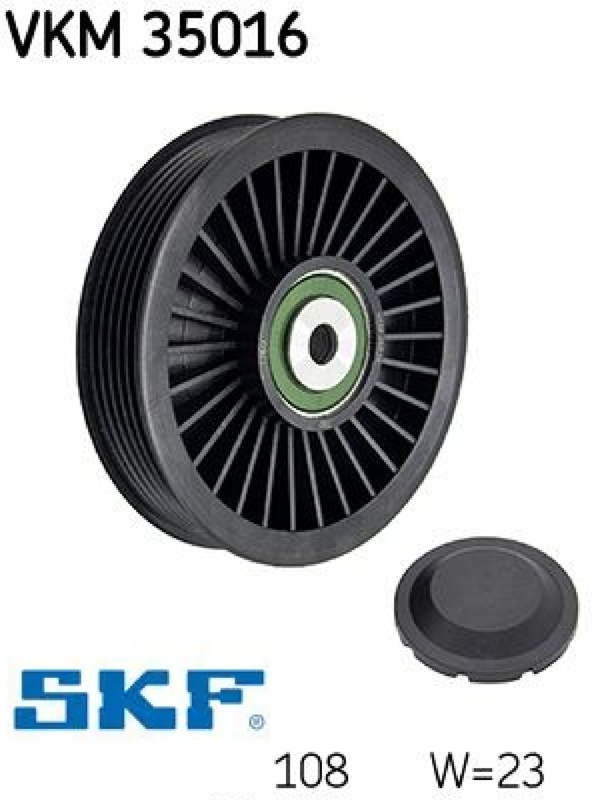 Für SKF VKM 35016 Deflection/Guide Pulley, - Bild 2