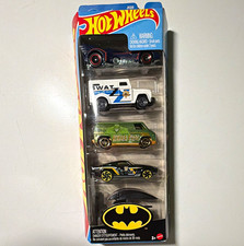 Hot Wheels Batman 3-Pack 1:64 Diecast Batmobile Batplane Unopened Box