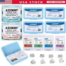 Tubos Bucales Ortodoncia Dental AZDENT Roth MBT 022 018 1º 2º Molar Brackets