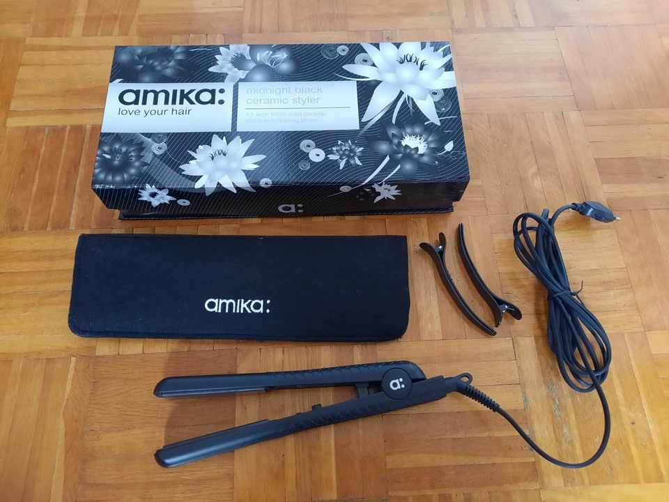 Amika Glätteisen mit Keramik-Heizplatten, gebraucht