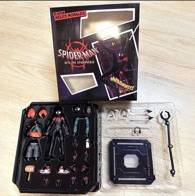 Spider-Man Action Figure Miles Morales Into The Spider Verse Toy Gift With Box