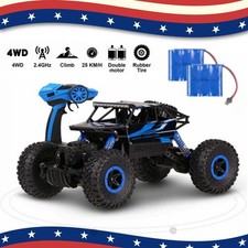 New RC Truck 4WD Off-Road Buggy 2.4G Crawler Kids Toy Remote Control Car Monster