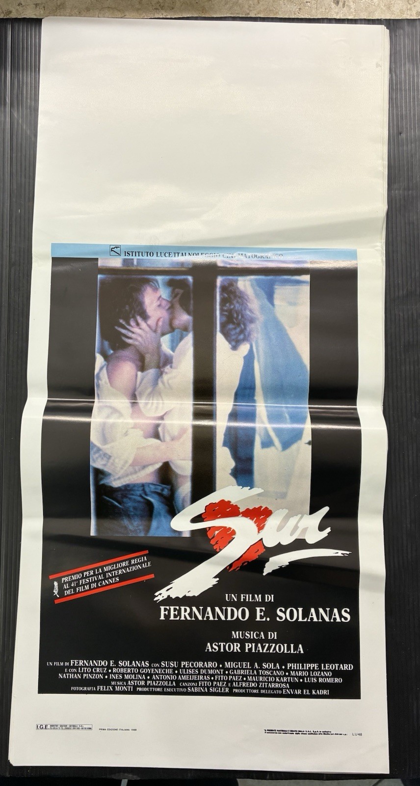 Locandina originale film Sur (1988) - Regia di Fernando Ezequiel Solanas