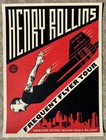Shepard Fairey OBEY Henry Rollins BLACK FLAG 2010 Frequent Flyer Tour Poster — photo 1