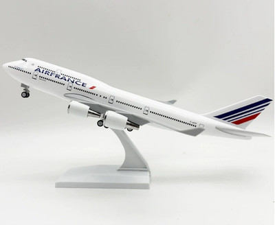 30CM AIR FRANCE BOEING 747-400 Plane Airplane Landing Gear  Resin Aircraft Model