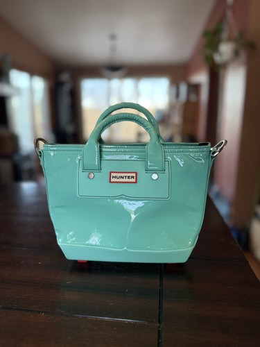 Hunter Bags | Hunter Original Mini Tote Crossbody Bag In Aqua Green