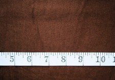 1 Yard Vintage Brown Flannel Fabric 35" X 44"