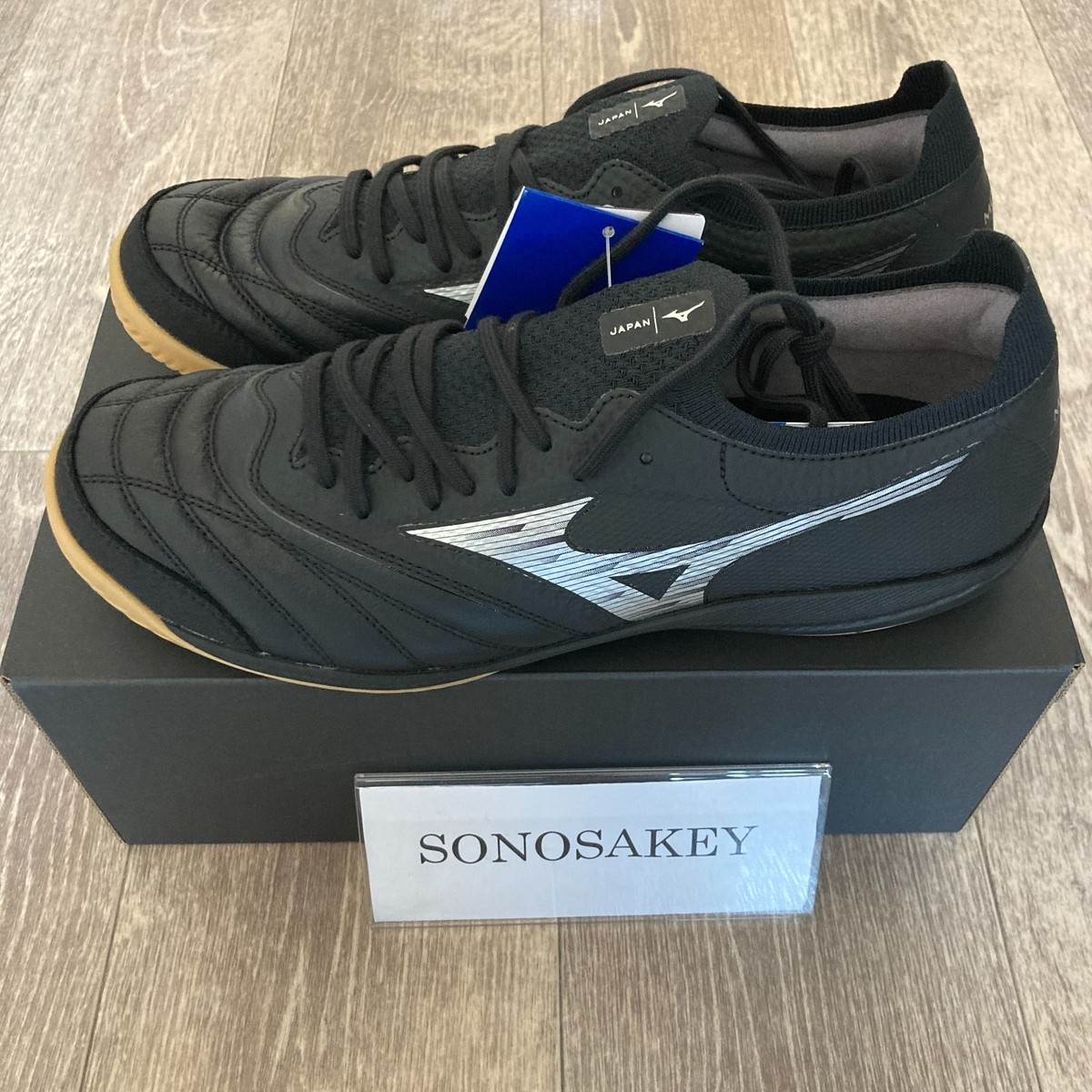 MORELIA SALA JAPAN TF 26.5cm ブラック MIZUNO MORELIA NEO SALA β JAPAN IN Q1GA2410 03 Black x Galaxy