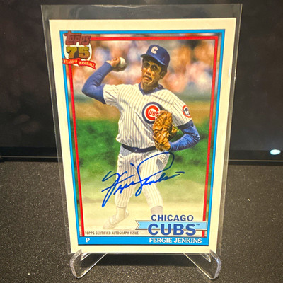 Topps 2026 Series 1 Fergie Jenkins Auto Cubs 1991 Topps Autographs #91A-FJ