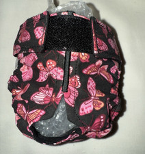 Female Dog Puppy Pet Diaper Washable Pant Sanitary Underwear ROSE BUTTERFLY XXS
