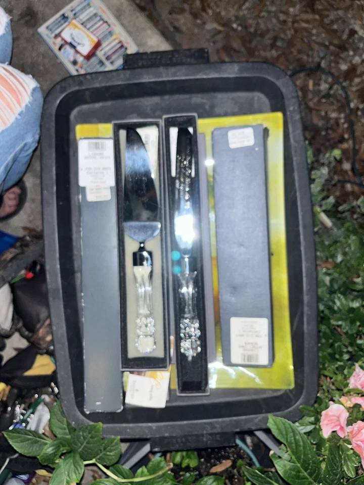 Juego de cuchillos y servidores para pasteles Waterford Crystal Lismore, caja original, hecho en Irlanda Foto 4 de 4