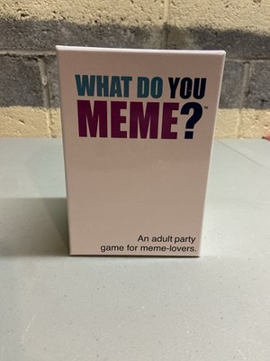 What Do You Meme? Adult Party Game Complete Set w Box Cards & Easel