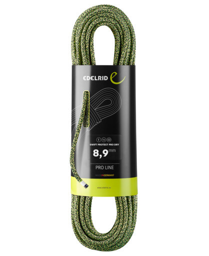 Edelrid - Swift Protect Pro Dry 8,9 mm 30 m cuerda de escalada glaciar Hochtouren