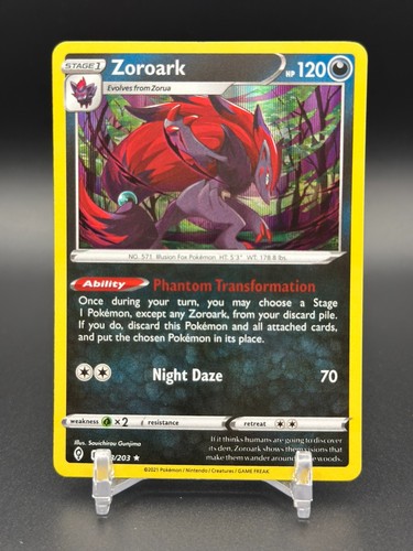Pokemon SWSH07: Evolving Skies - Zoroark 103/203 Holo Rare